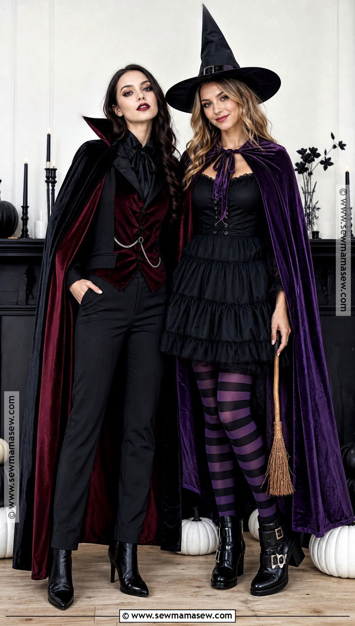 Vampire And Witch Costume - 35 best friends halloween costumes