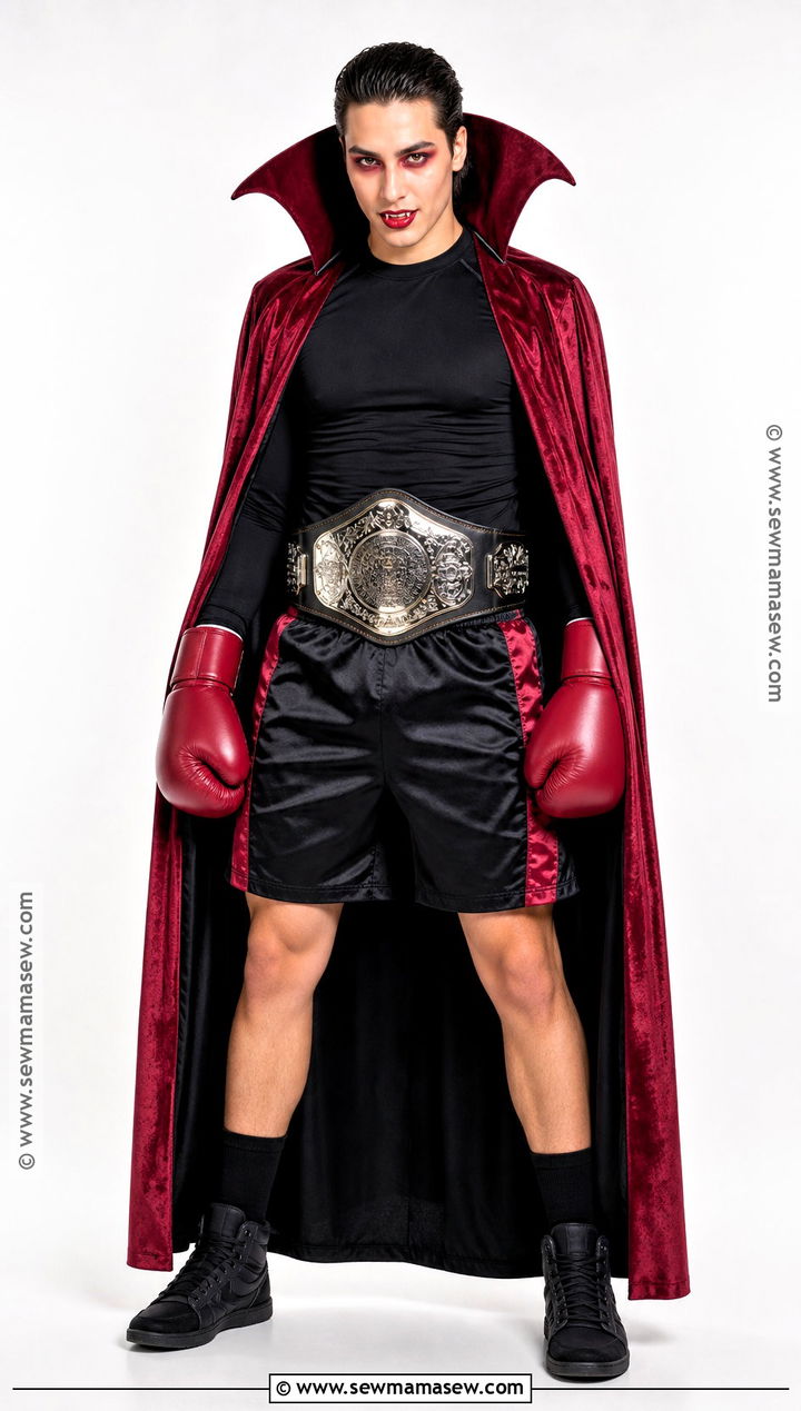 Vampire Boxing Costume - 30 Boxing Halloween Costume Ideas