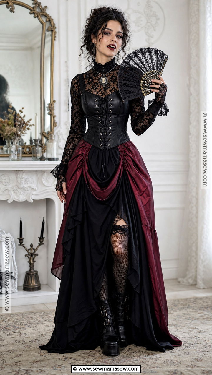 Vampire Corset Dress - 45 vampire dress ideas