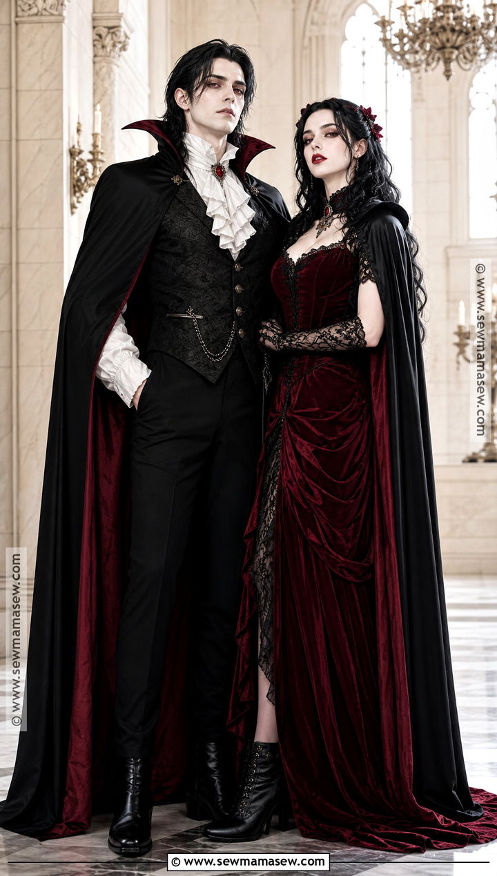 Vampire Count And Countess Couples Costume - 40 creative couples costumes