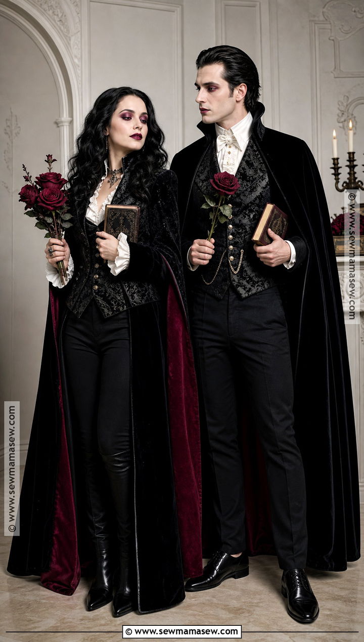 Vampire Couple Costume - 35 easy halloween costumes for couples