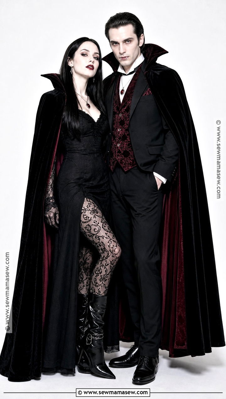 Vampire Couple Costume - 30 couple outfits halloween