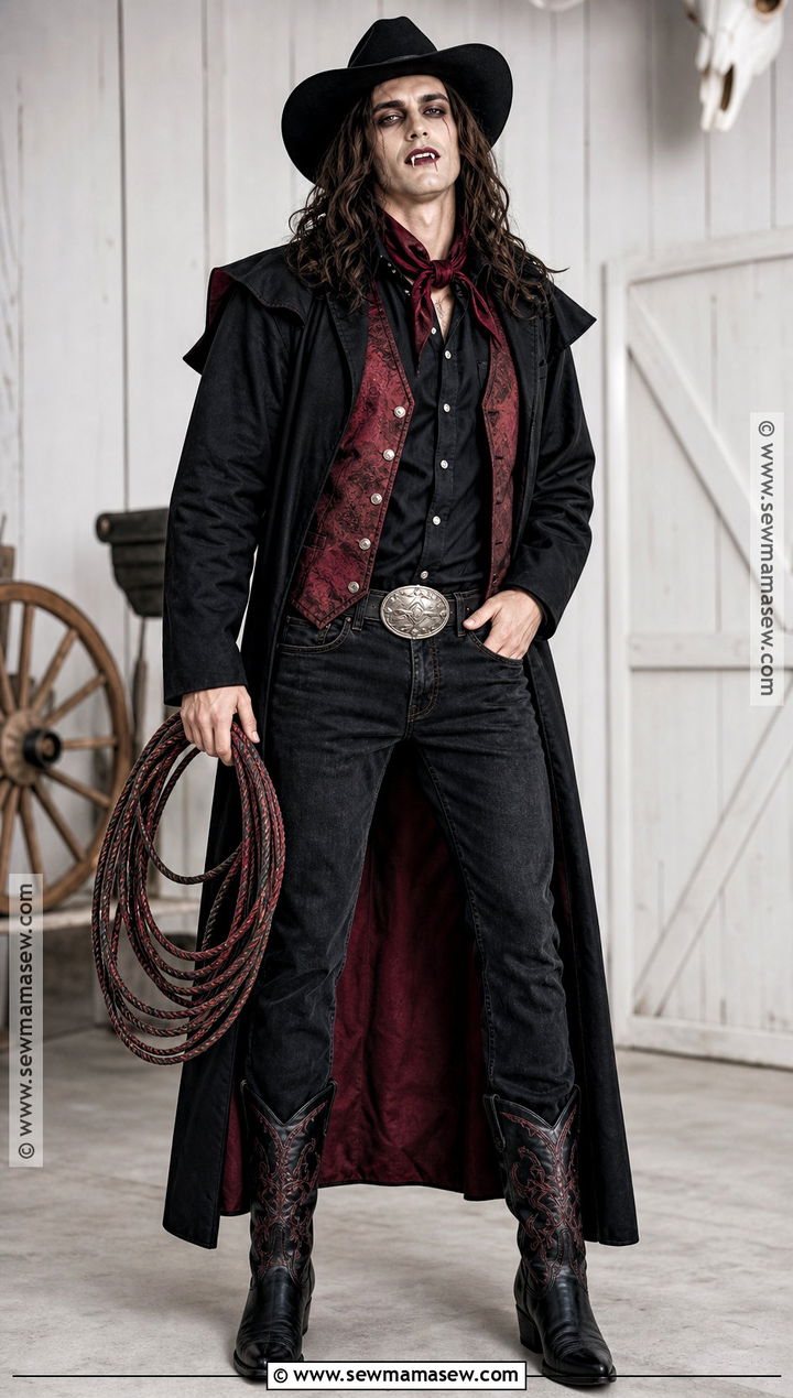Vampire Cowboy Costume - 50 vampire costume ideas