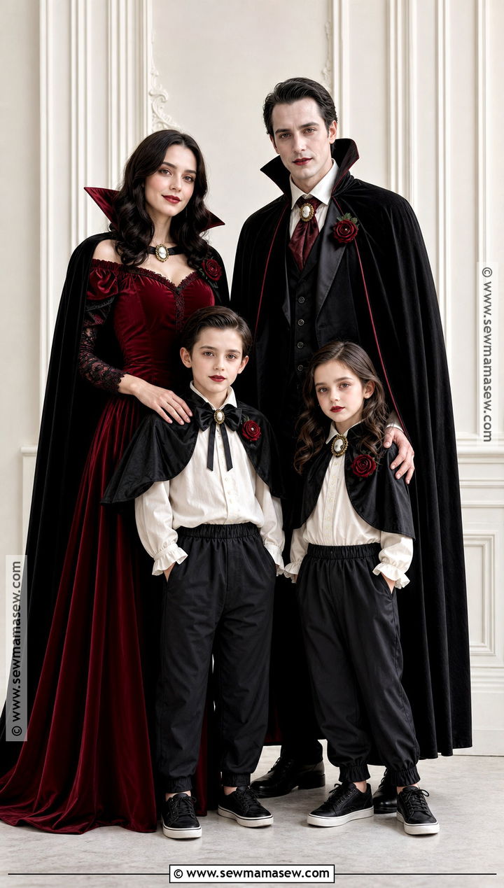 Vampire Family Costume - 30 vampire costume outfit ideas
