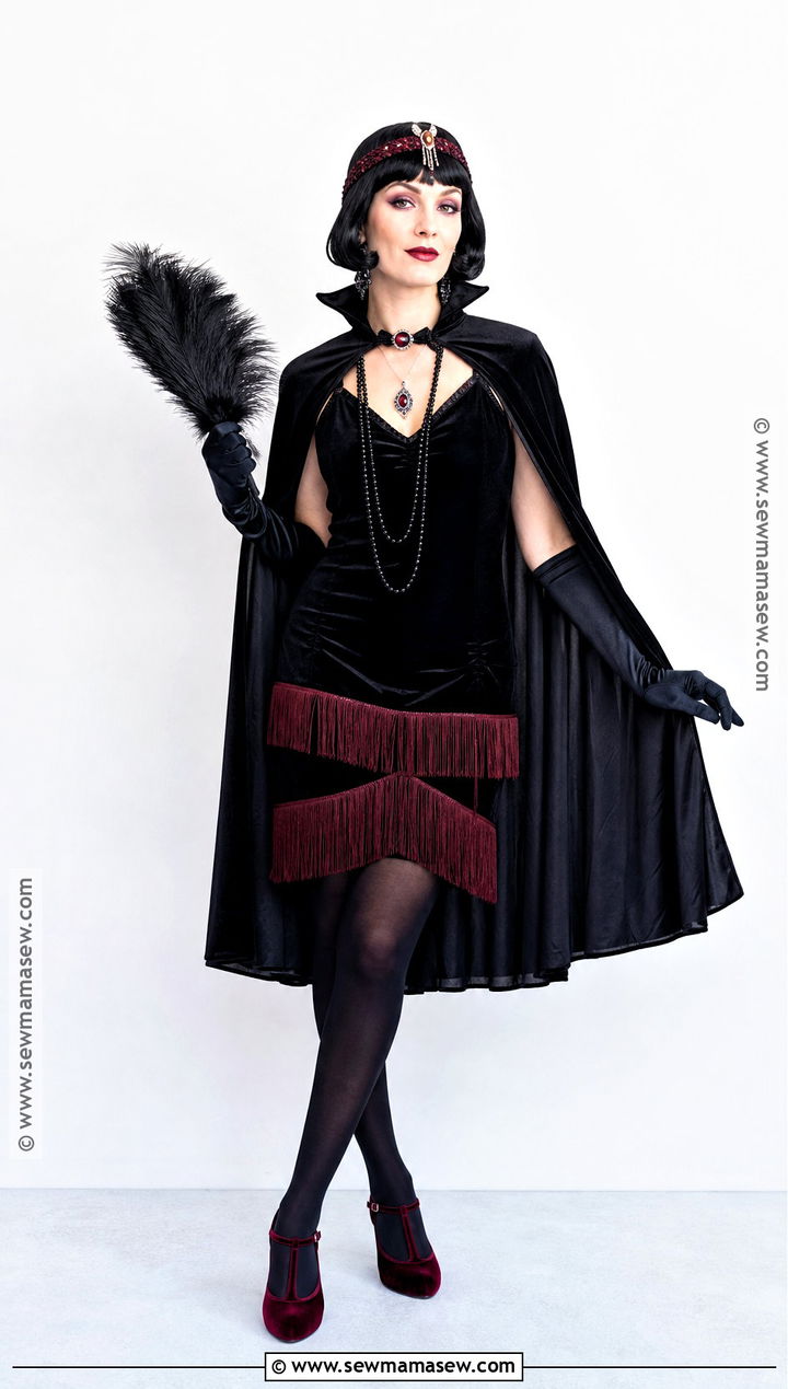 Vampire Flapper Halloween Costume - 30 flapper halloween costumes