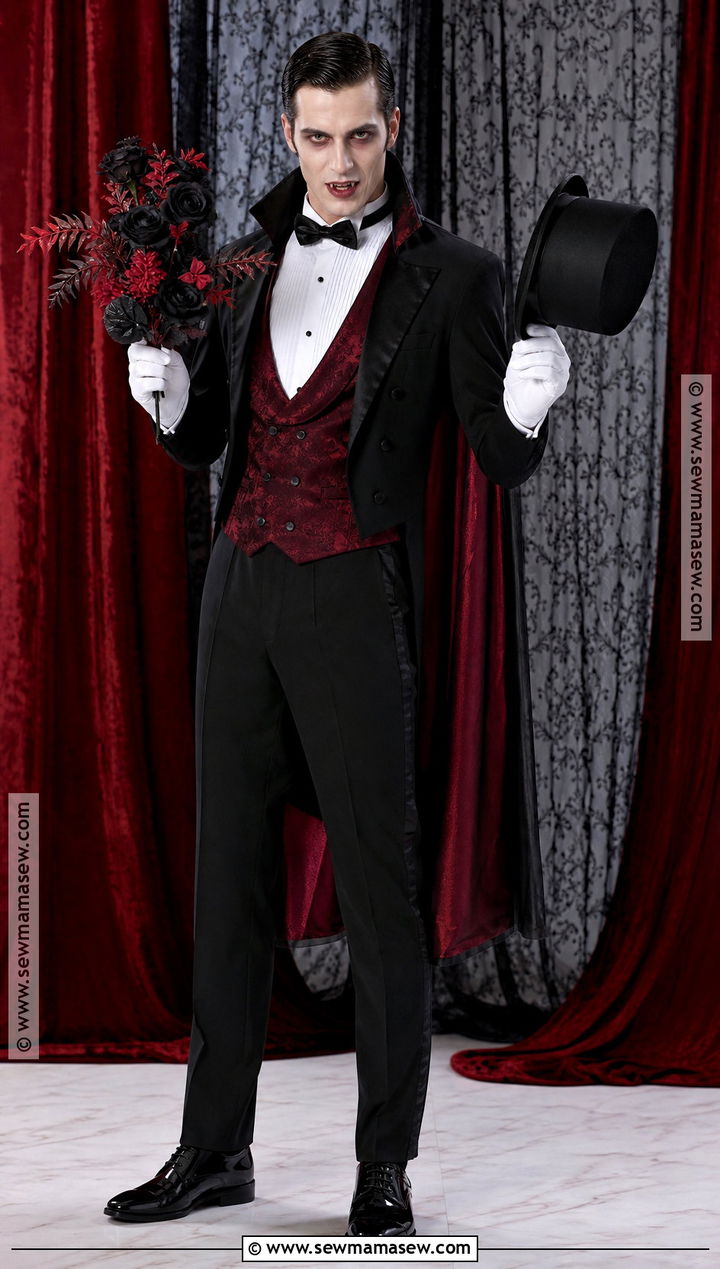 Vampire Magician Costume - 30 Vampire Halloween Costume Ideas for Men