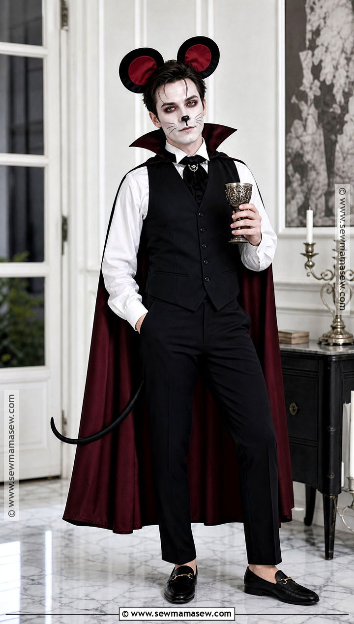 Vampire Mouse Costume - 35 mouse halloween costumes