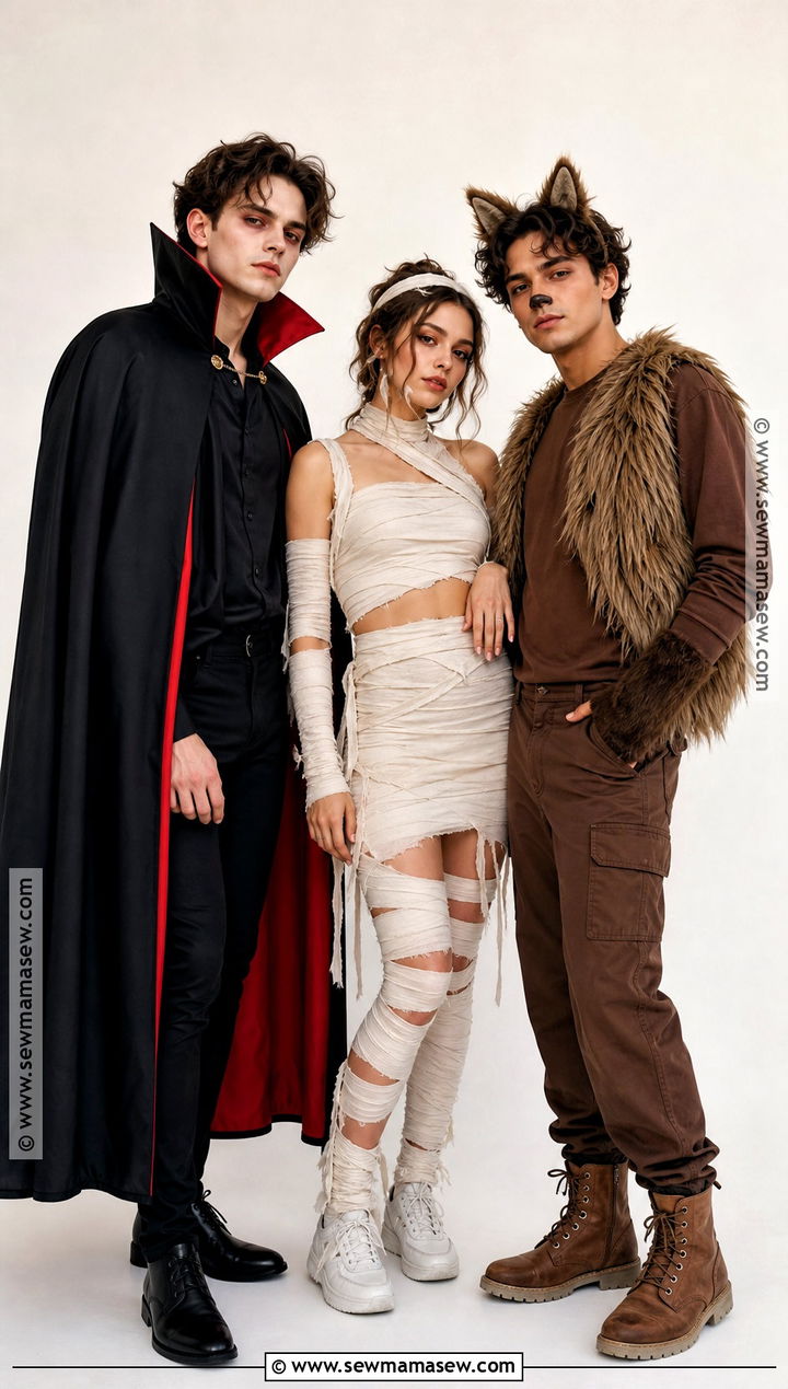 Vampire Mummy And Werewolf Costume - 35 costume ideas for 3