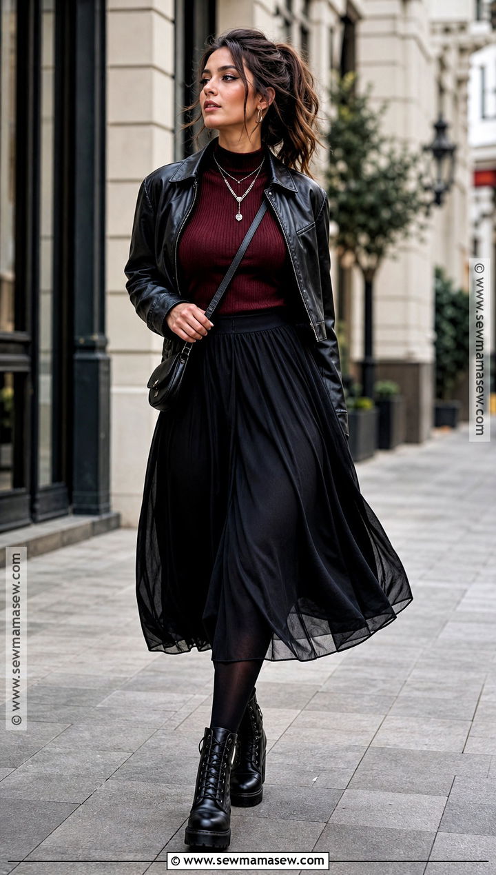 Vampire Outfit With Combat Boots - 50 vampire outfit ideas