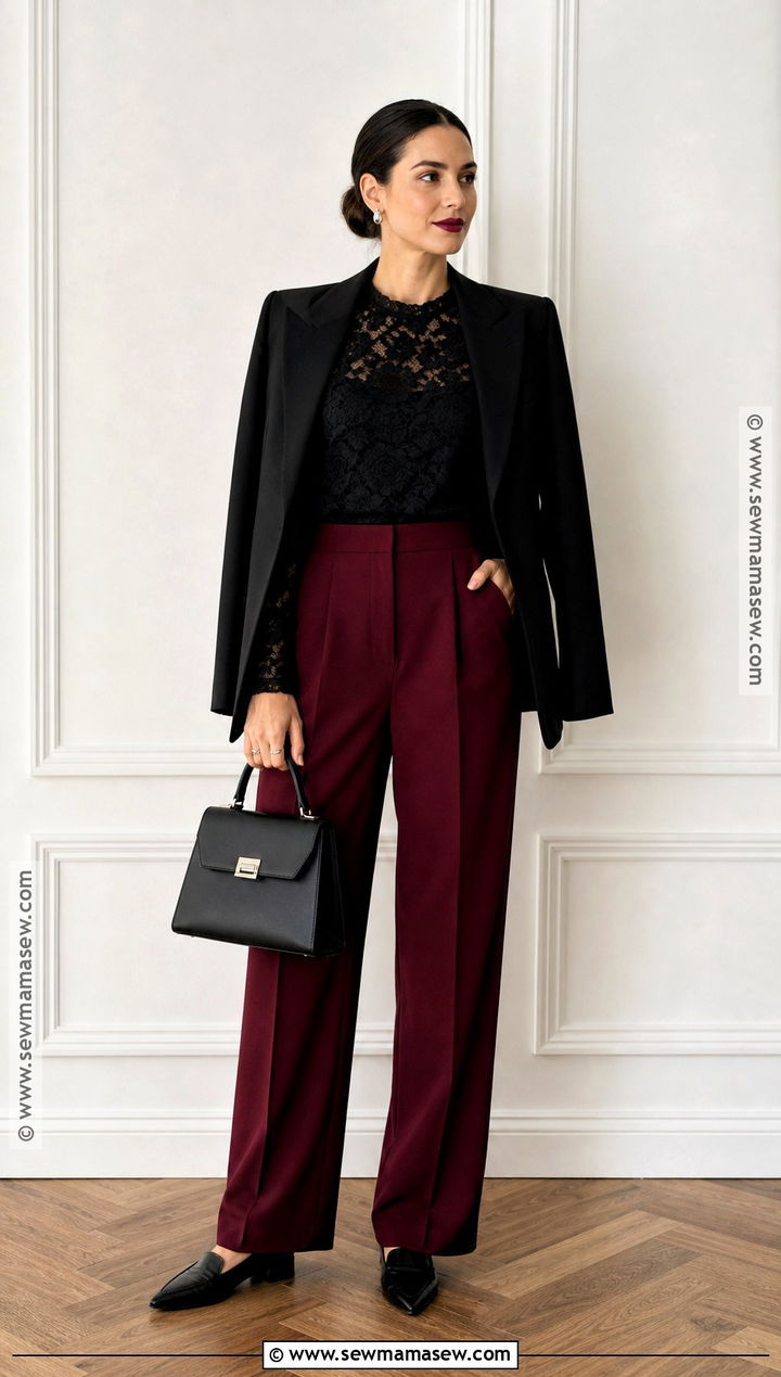 Vampire Outfit With Lace Blouse - 50 vampire outfit ideas
