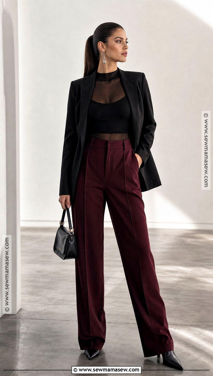 Vampire Outfit With Sheer Layers - 50 vampire outfit ideas