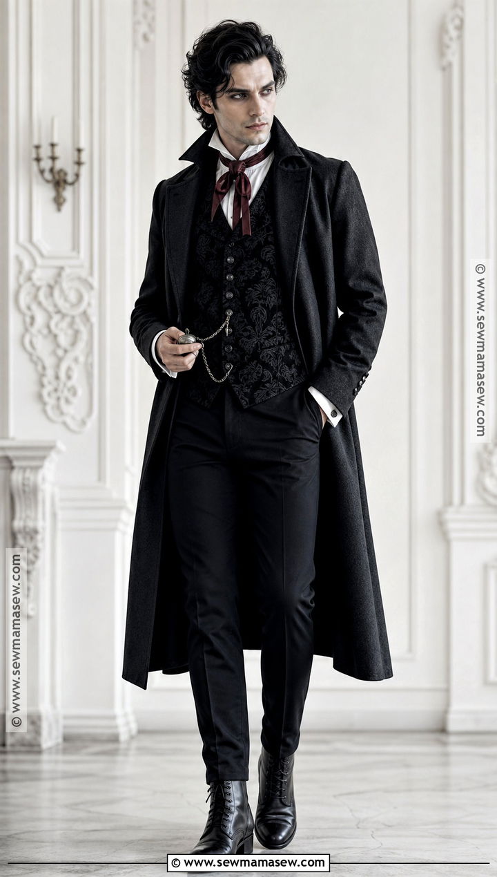 Vampire Outfit With Waistcoat - 40 vampire outfit ideas for men