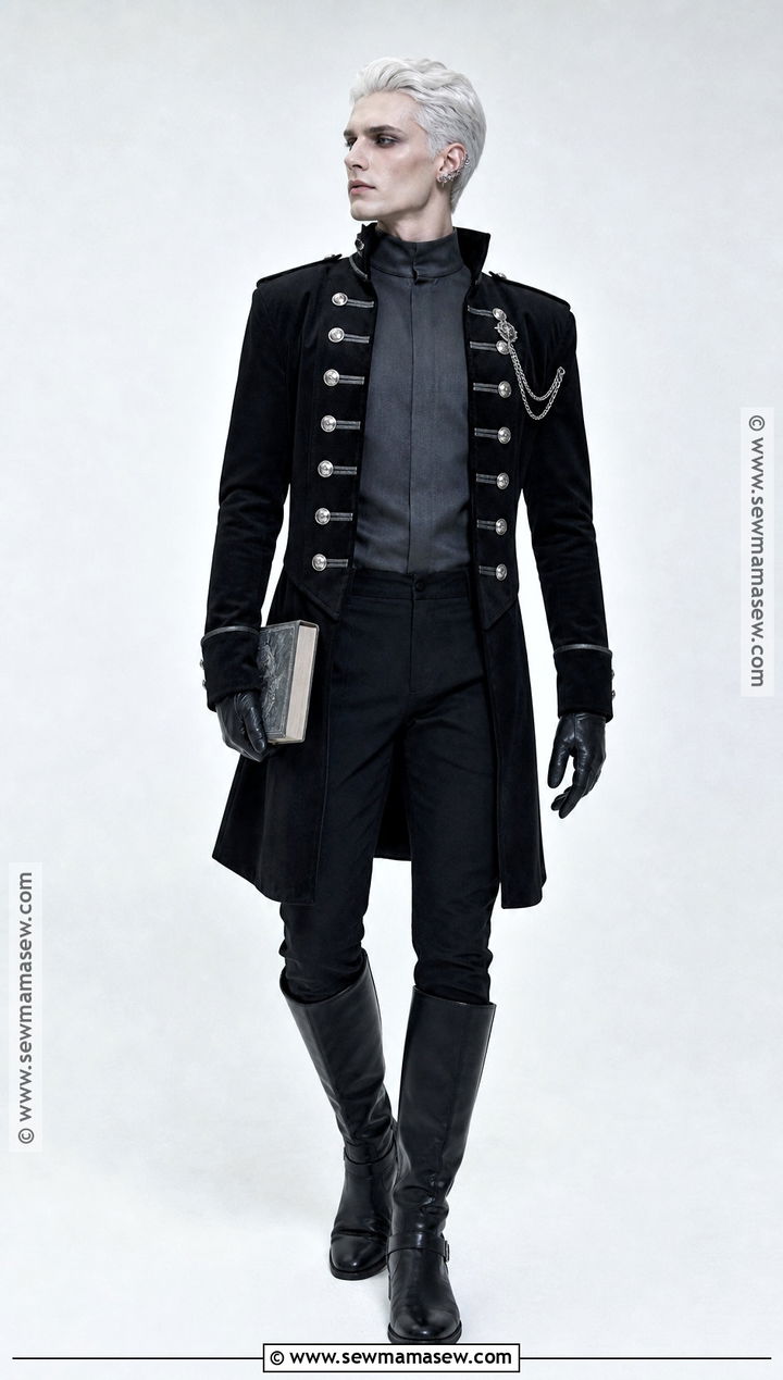 Vampire Outfit With White Hair - 30 vampire clothes for men