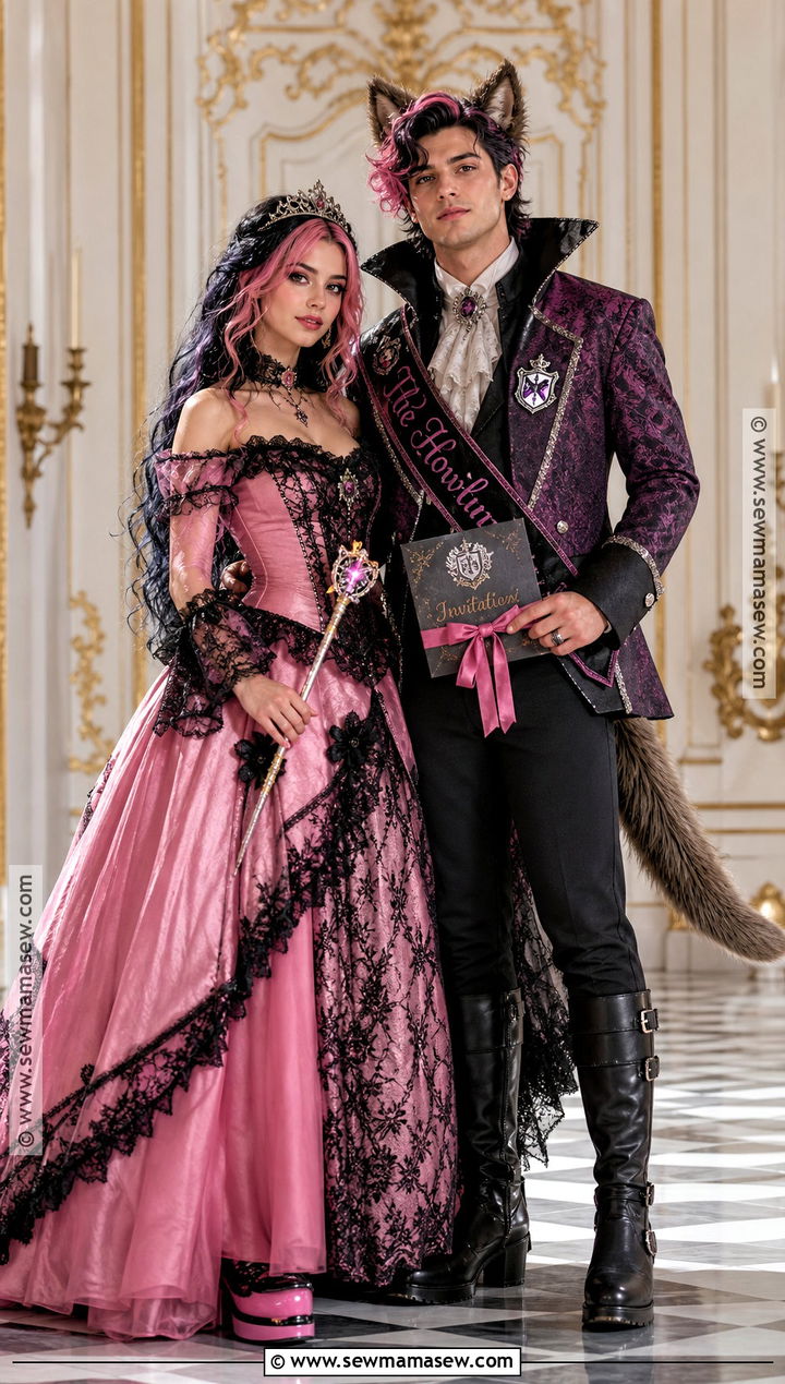 Vampire Princess And Werewolf Prince Costume - 30 draculaura and clawd wolf costume ideas