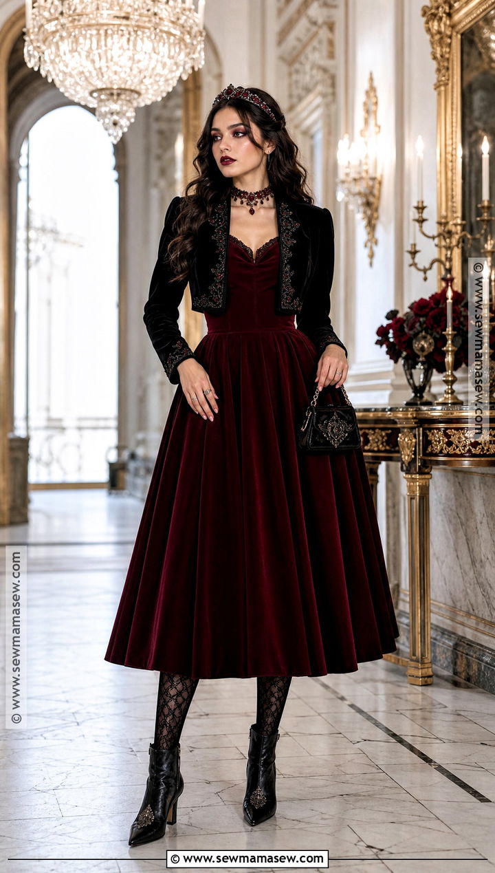 Vampire Princess Outfit With Full Skirt - 30 female vampire outfit ideas