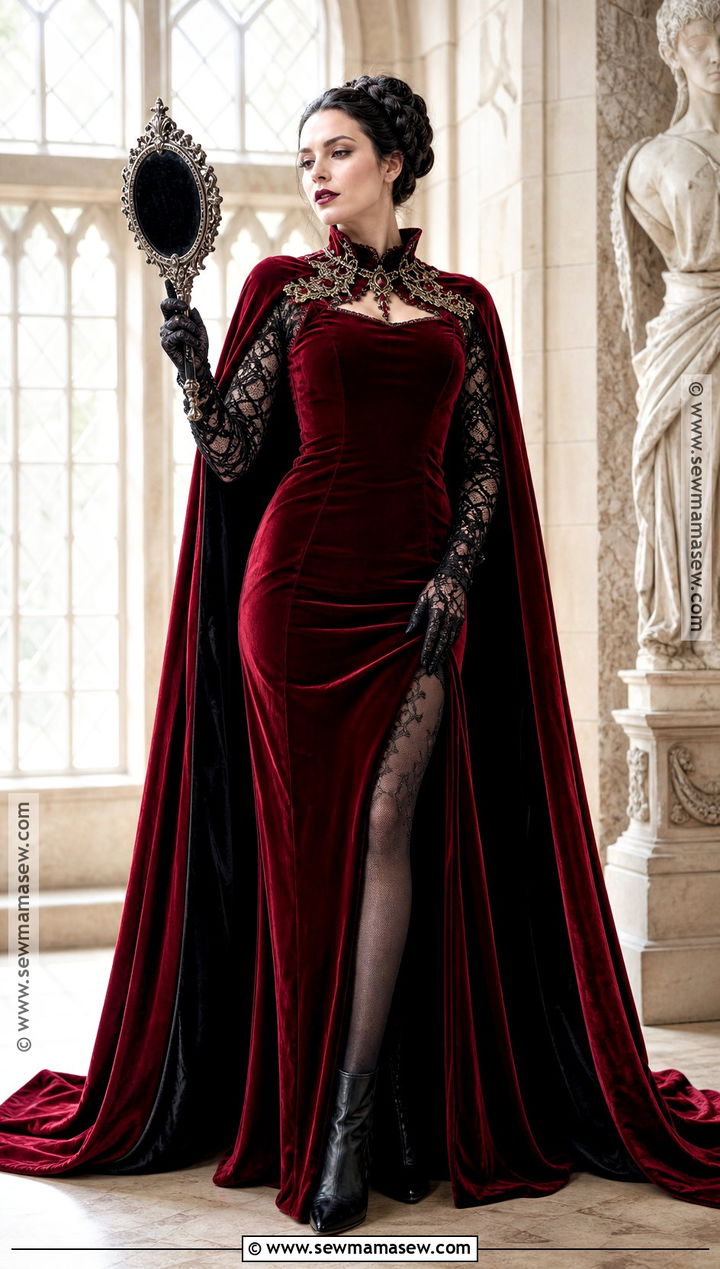 Vampire Queen Red Dress Costume - 30 red dress costume ideas