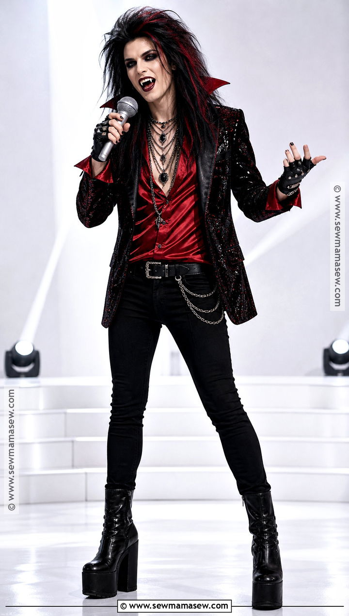Vampire Rock Star Costume - 50 vampire costume ideas