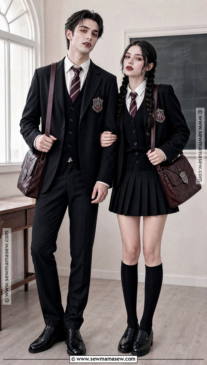 Vampire School Couple Costume - 35 vampire costume ideas for couples