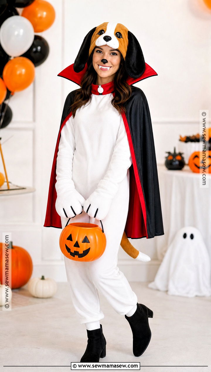 Vampire Snoopy Costume - 40 snoopy halloween costume ideas