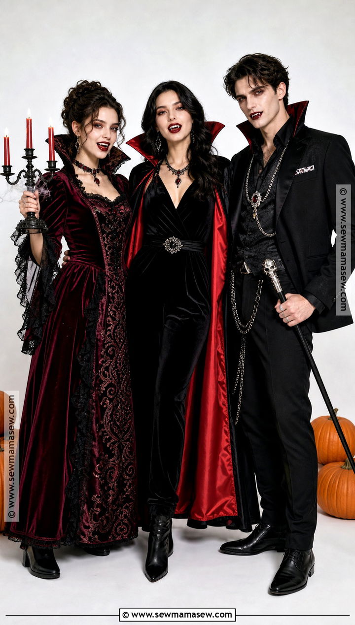 Vampire Trio Costume - 50 vampire costume ideas