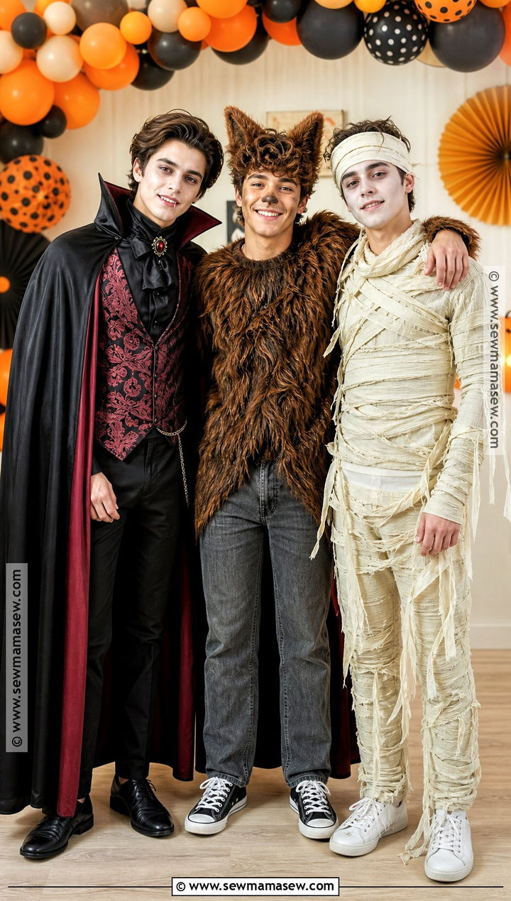 Vampire Werewolf And Mummy Trio Costume - 35 trio costume ideas for teens