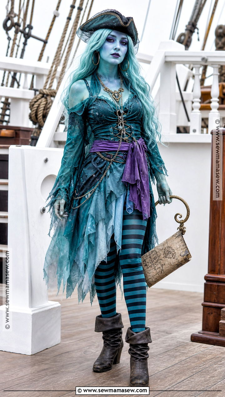 Vandala Doubloons Costume With Pirate Ghost Dress - 40 monster high costumes