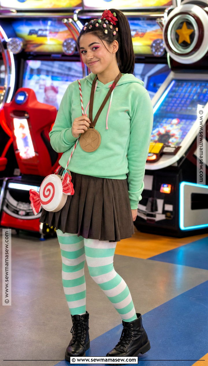 Vanellope Candy Princess Costume - 45 princess halloween costume ideas