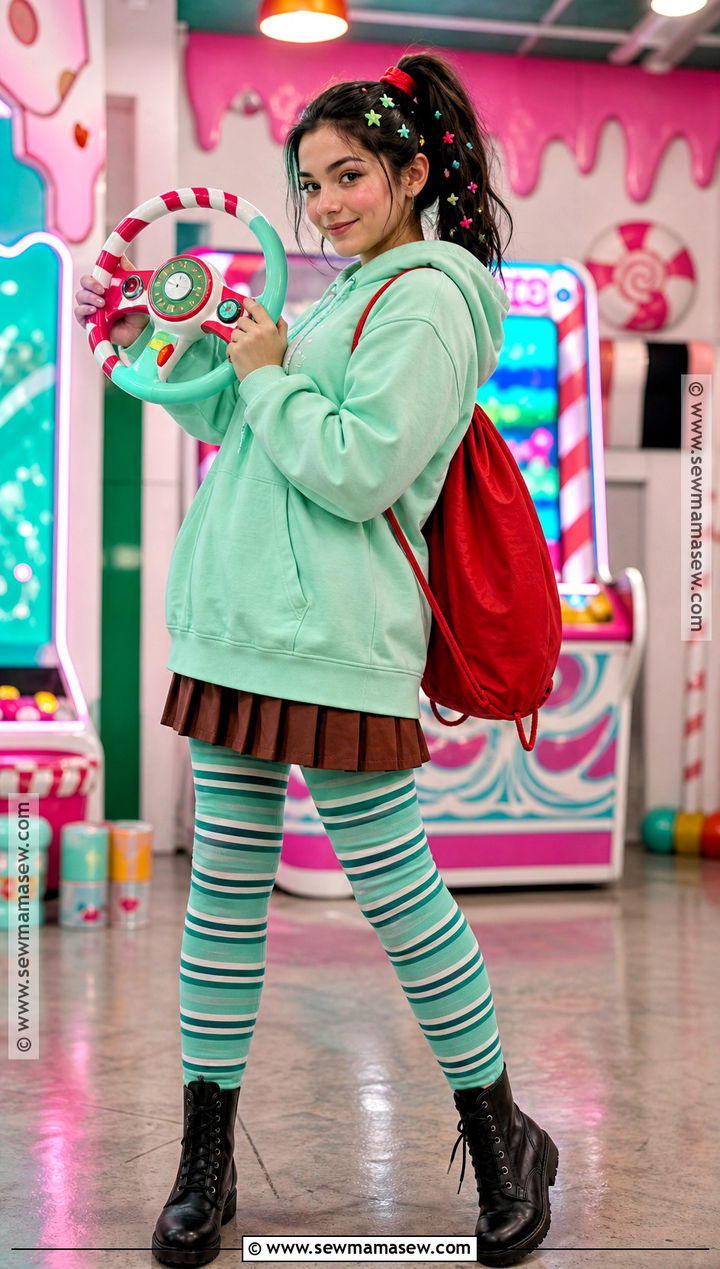 Vanellope Candy Racer Costume - 40 disney princess halloween costumes
