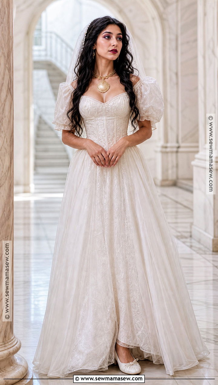 Vanessa Wedding Costume With White Gown - 30 Vanessa Little Mermaid Costume Ideas