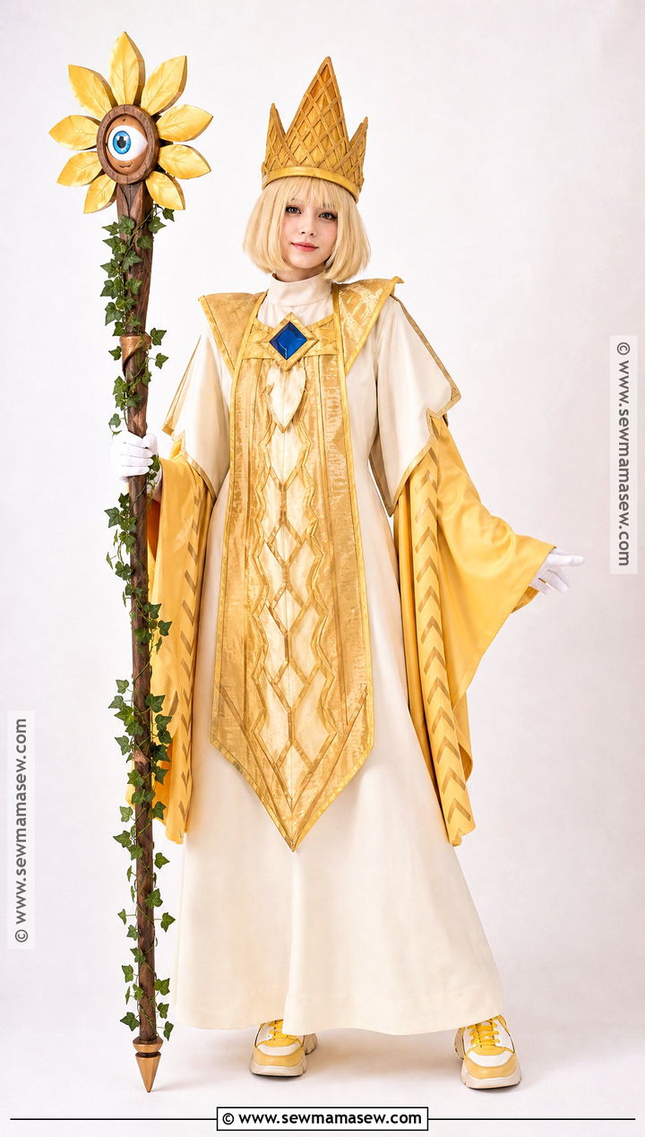 Vanilla Flower Staff Costume - 30 Pure Vanilla Cookie Costume Ideas