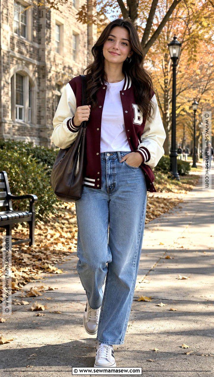 Varsity Jacket Fall Streetwear Outfit - 15 Fall Streetwear Outfit Ideas