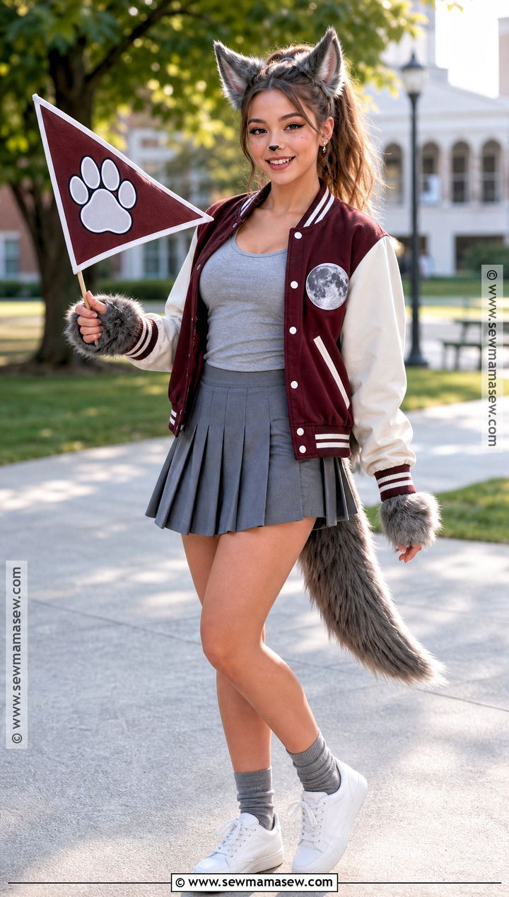 Varsity Werewolf Costume - 30 werewolf costume ideas for females