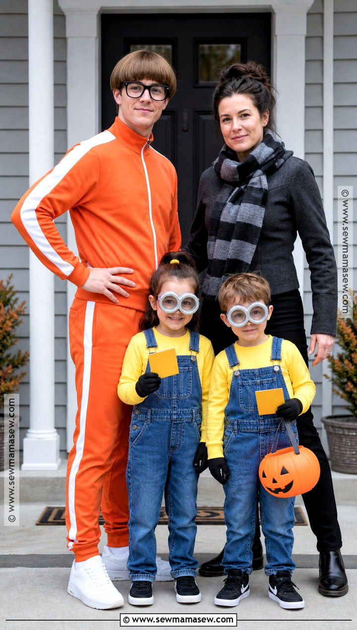 Vector Gru And Minion Family Costume - 30 minion family costume ideas