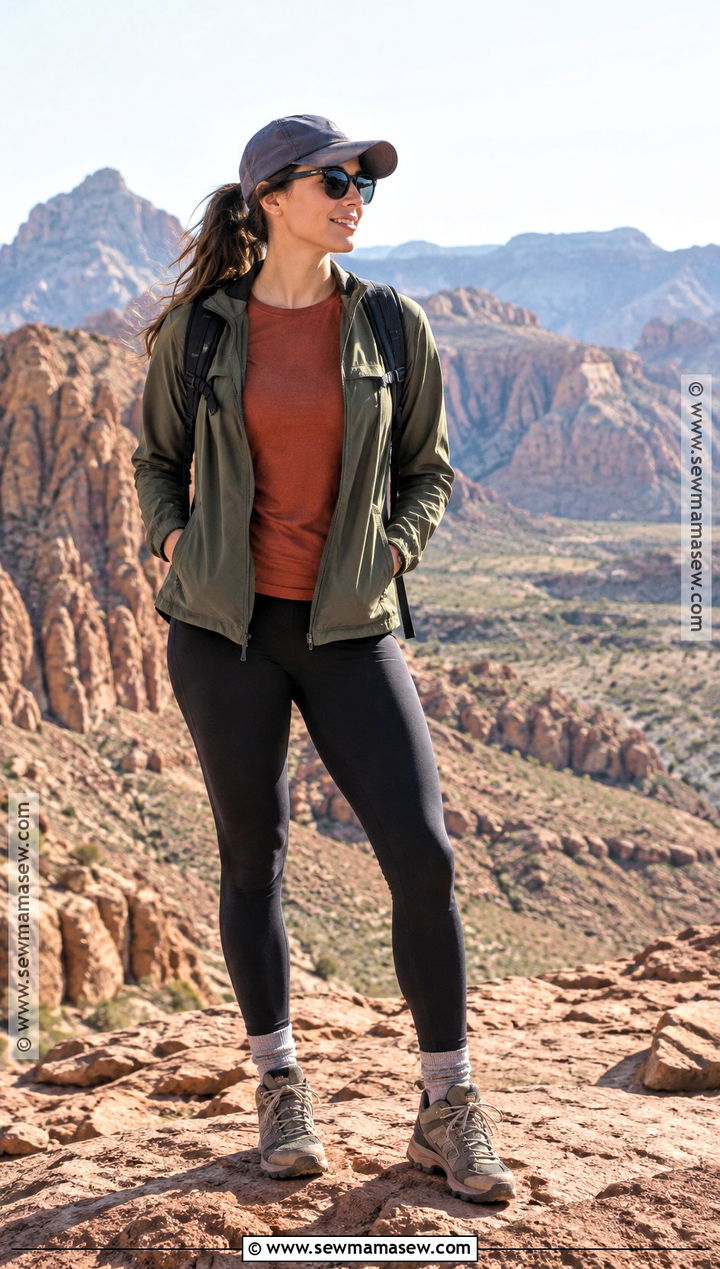 Vegas Red Rock Outfit With Utility Jacket And Sneakers - 20 outfits for vegas in november