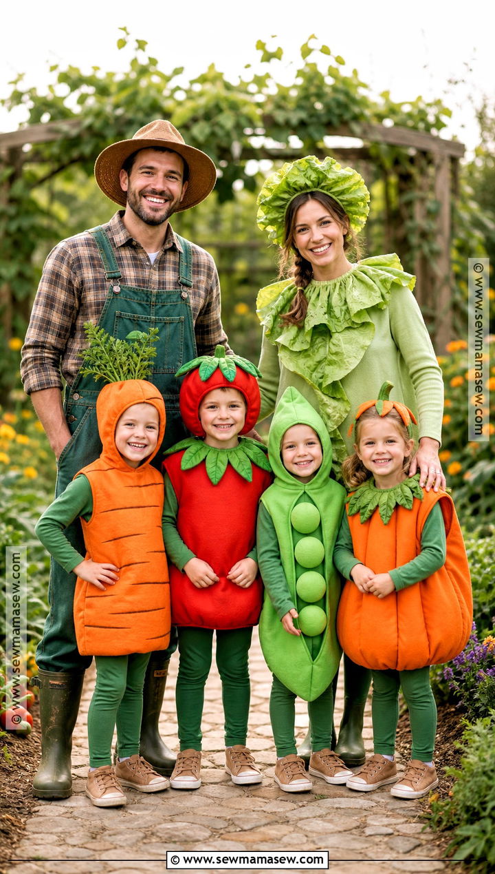 Vegetable Garden Family Costume - 40 unique halloween costume ideas