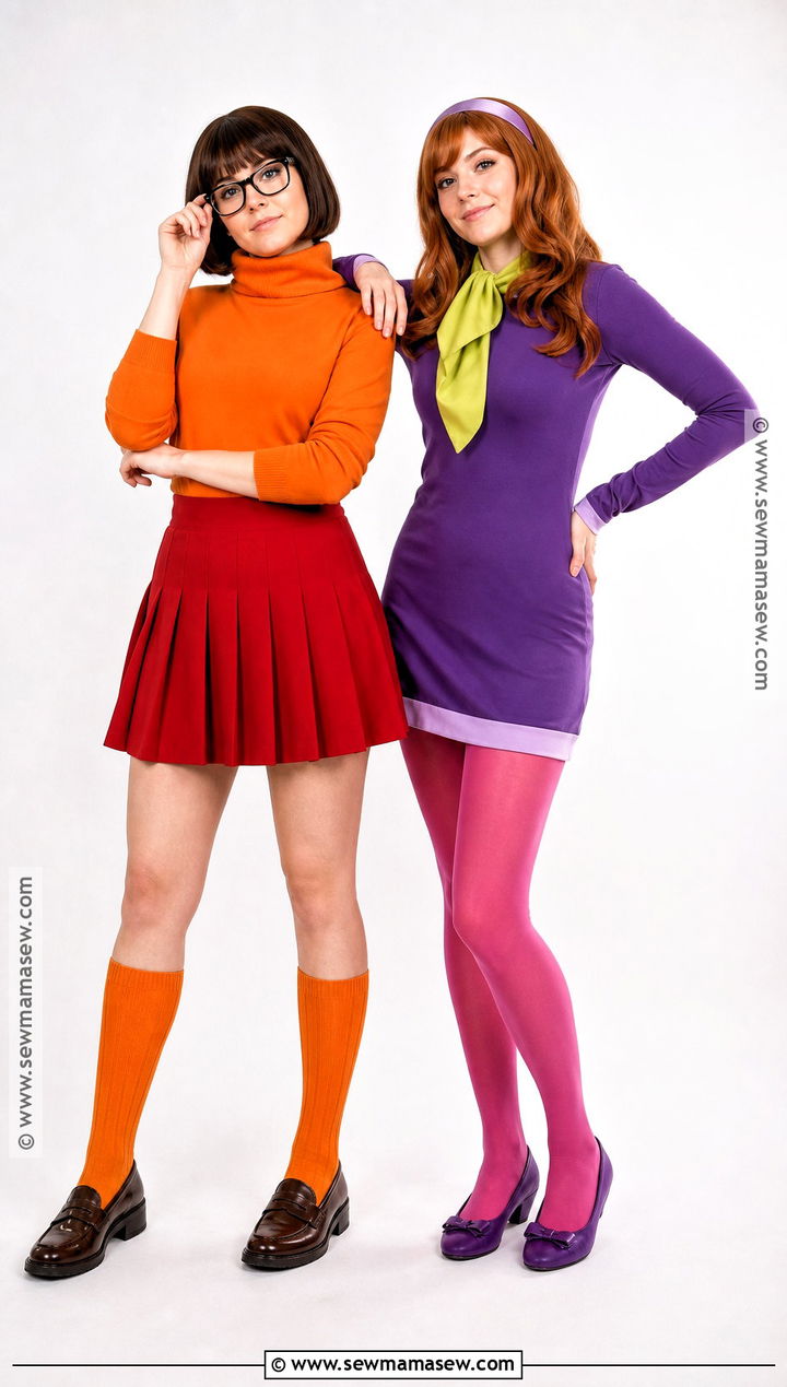Velma And Daphne Costume - 40 wlw halloween costume ideas