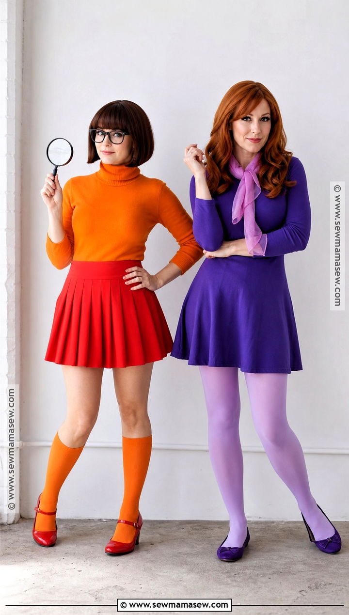 Velma And Daphne Mystery Costumes - 30 halloween costumes for two for best friends