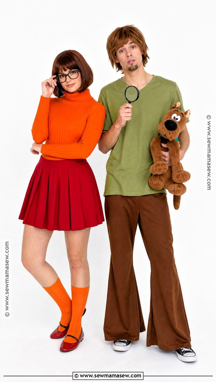 Velma And Shaggy Couple Costume - 50 couples costume ideas