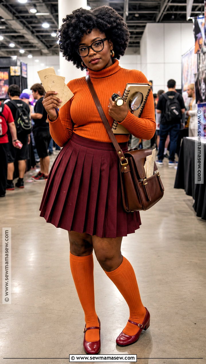 Velma Cosplay With Detailed Props - 30 velma costume ideas for black women
