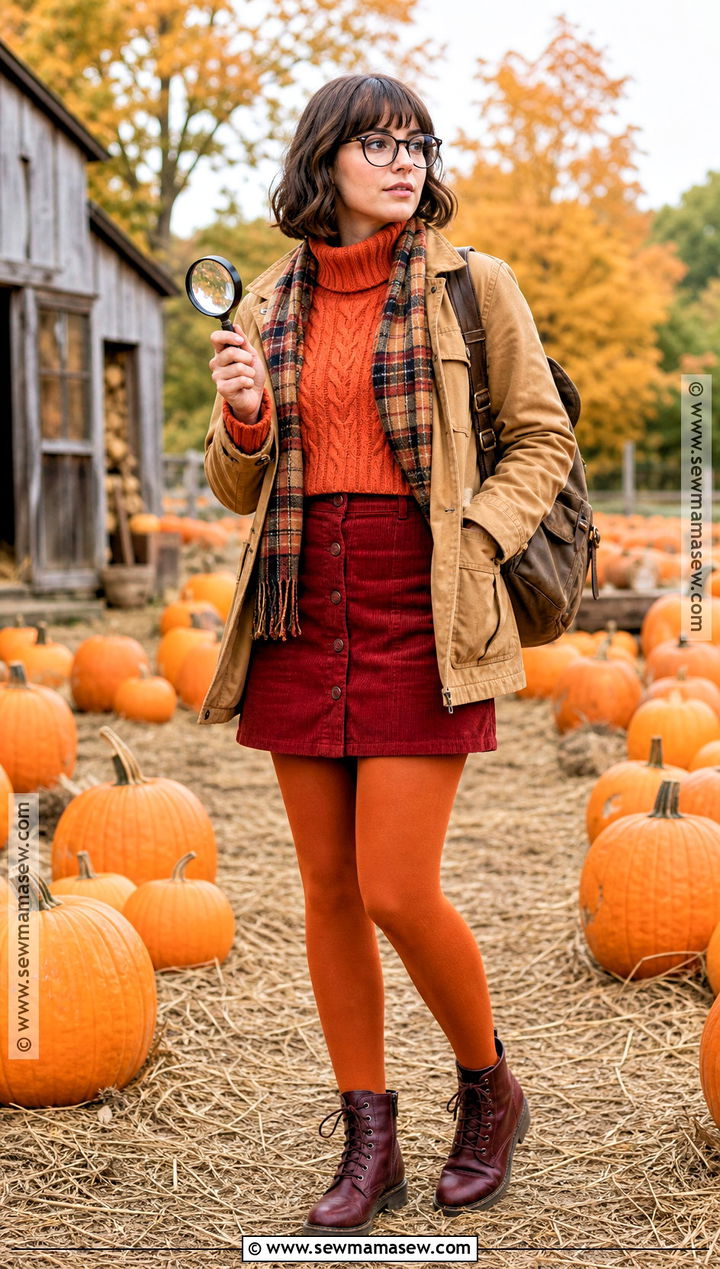 Velma Pumpkin Patch Costume - 35 velma halloween costume ideas
