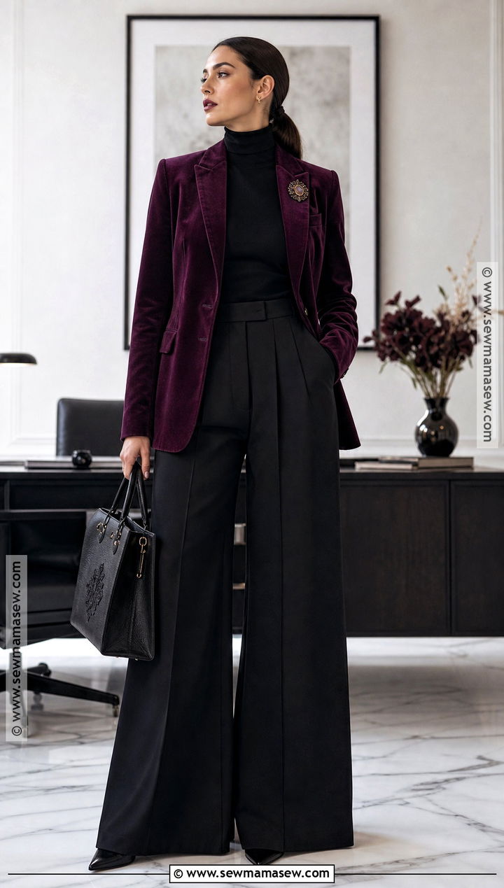 Velvet Blazer Modern Witch Outfit - 40 modern witch outfit ideas
