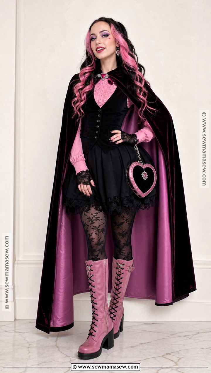 Velvet Cape Draculaura Costume - 35 draculaura halloween costume ideas
