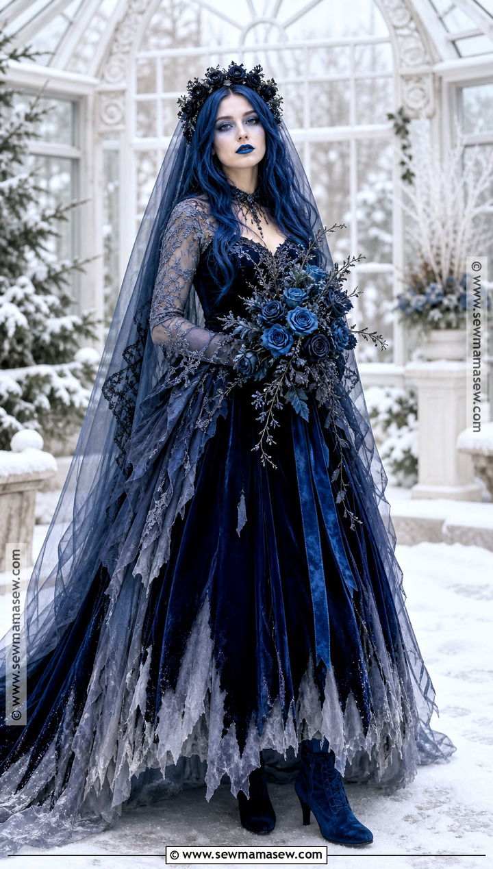 Velvet Emily Corpse Bride Dress - 30 Emily Corpse Bride Dress Ideas