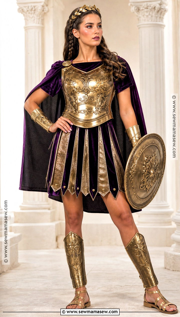 Velvet Gladiator Costume - 30 Gladiator Costume Ideas for Women