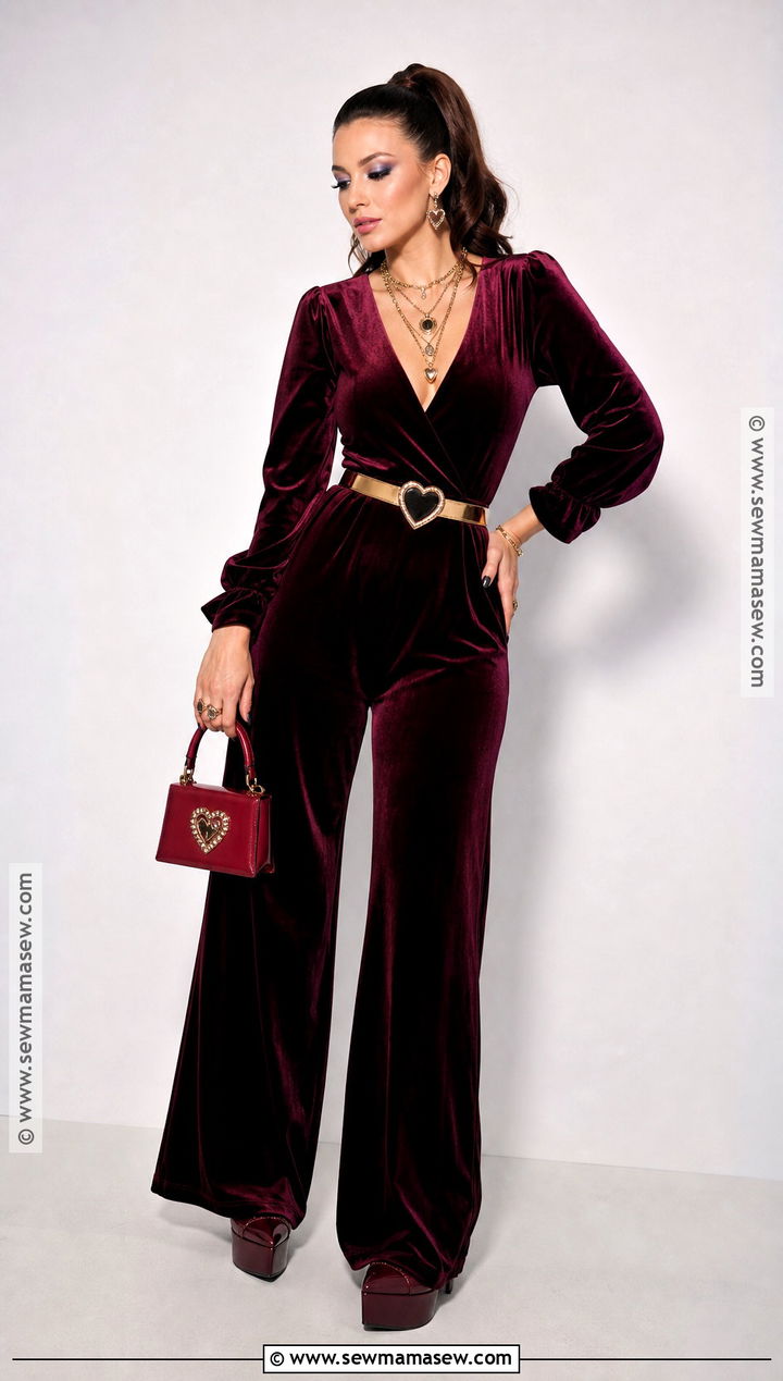 Velvet Jumpsuit Love Witch Outfit - 30 love witch outfit ideas