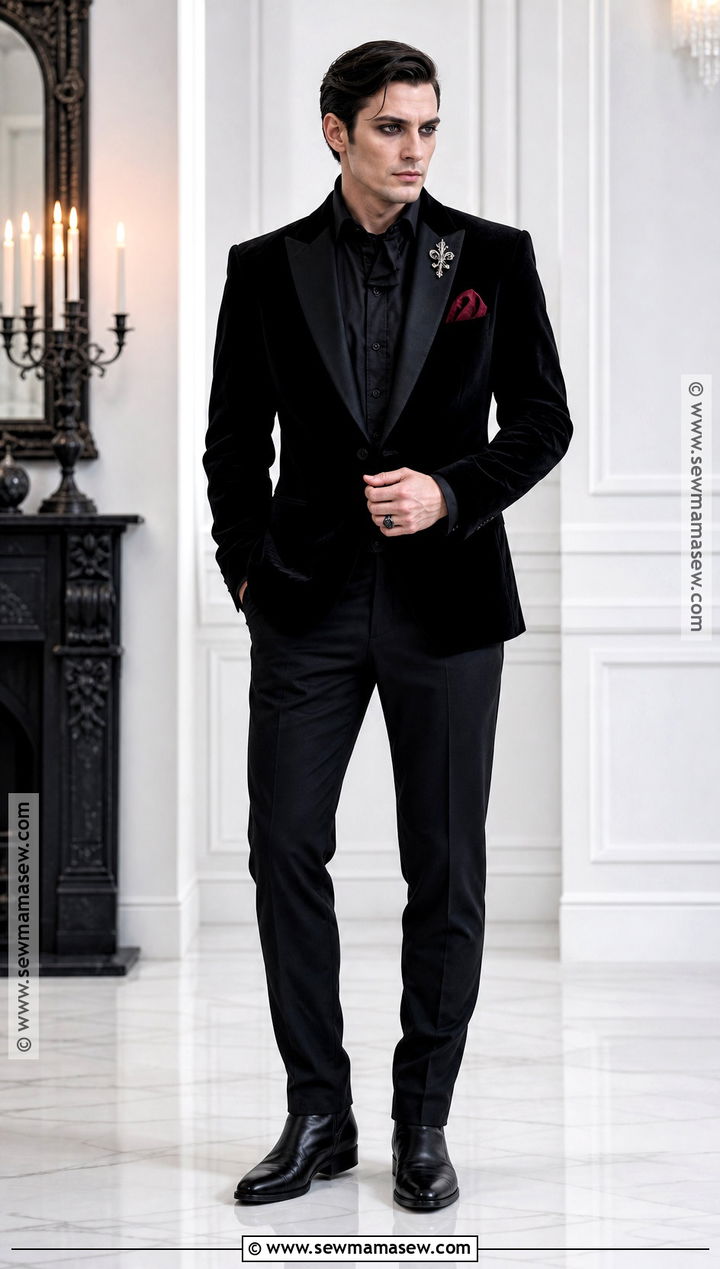 Velvet Vampire Outfit - 40 vampire outfit ideas for men