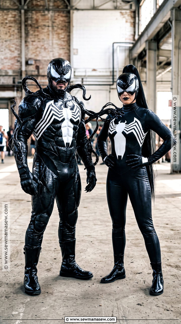 Venom And She Venom Duo Costume - 35 venom costume ideas
