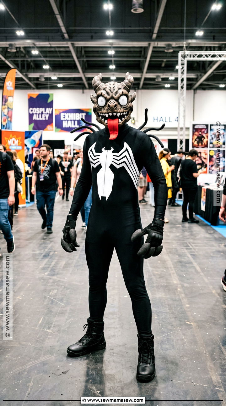 Venom Costume With Removable Mask And Tongue - 35 venom costume ideas