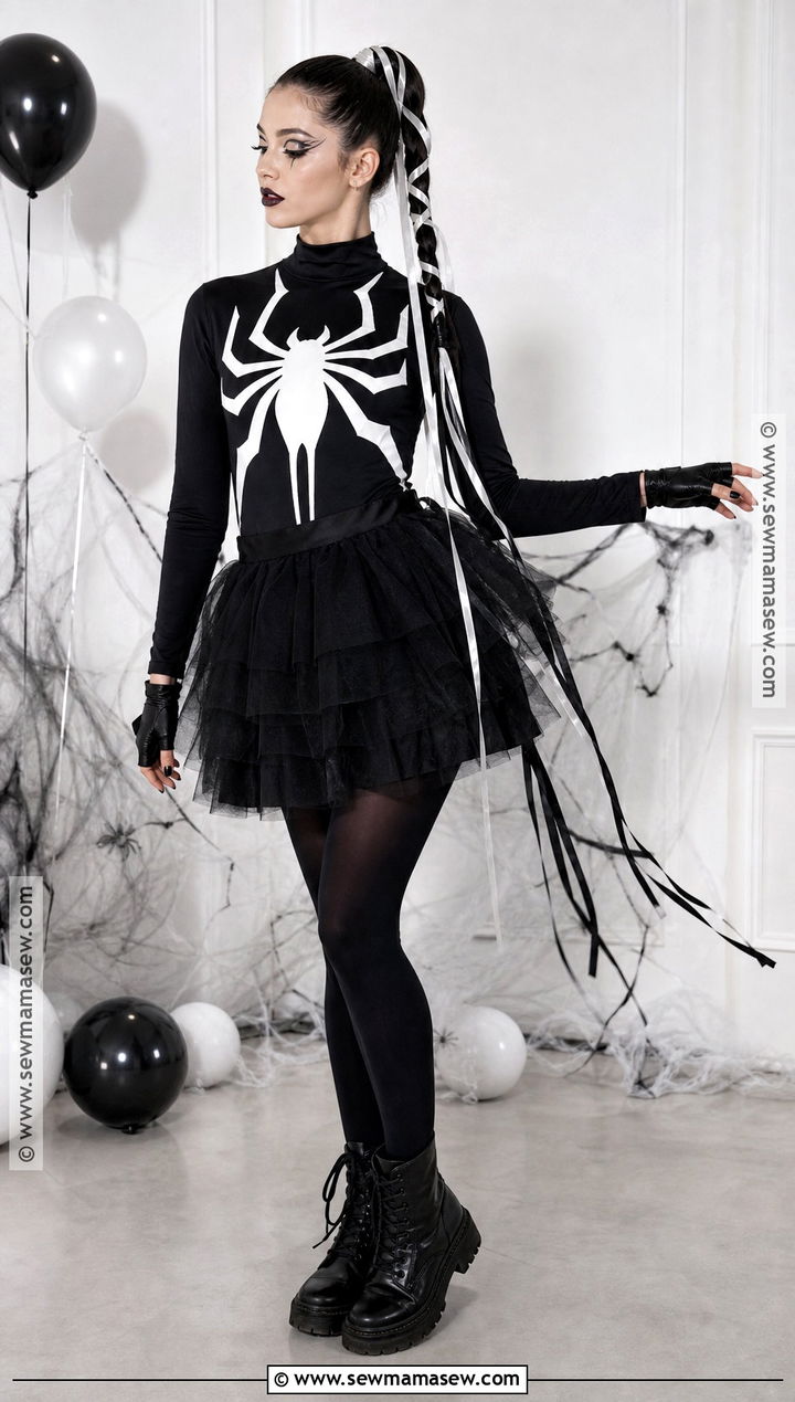Venom Costume With Tulle Skirt - 35 venom costume ideas