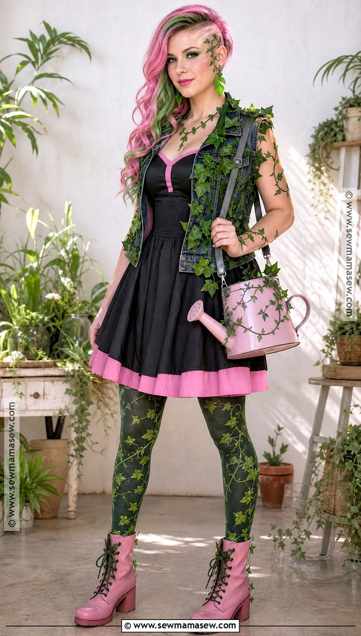 Venus McFlytrap Cosplay With Vine Leggings - 45 monster high cosplay ideas